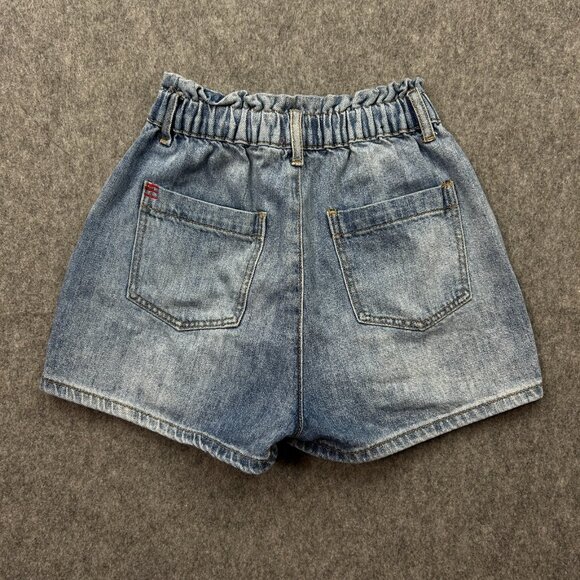 BDG Pull On Mom Jean Shorts Women's Size Small High Waist Medium Wash Denim - Picture 2 of 9